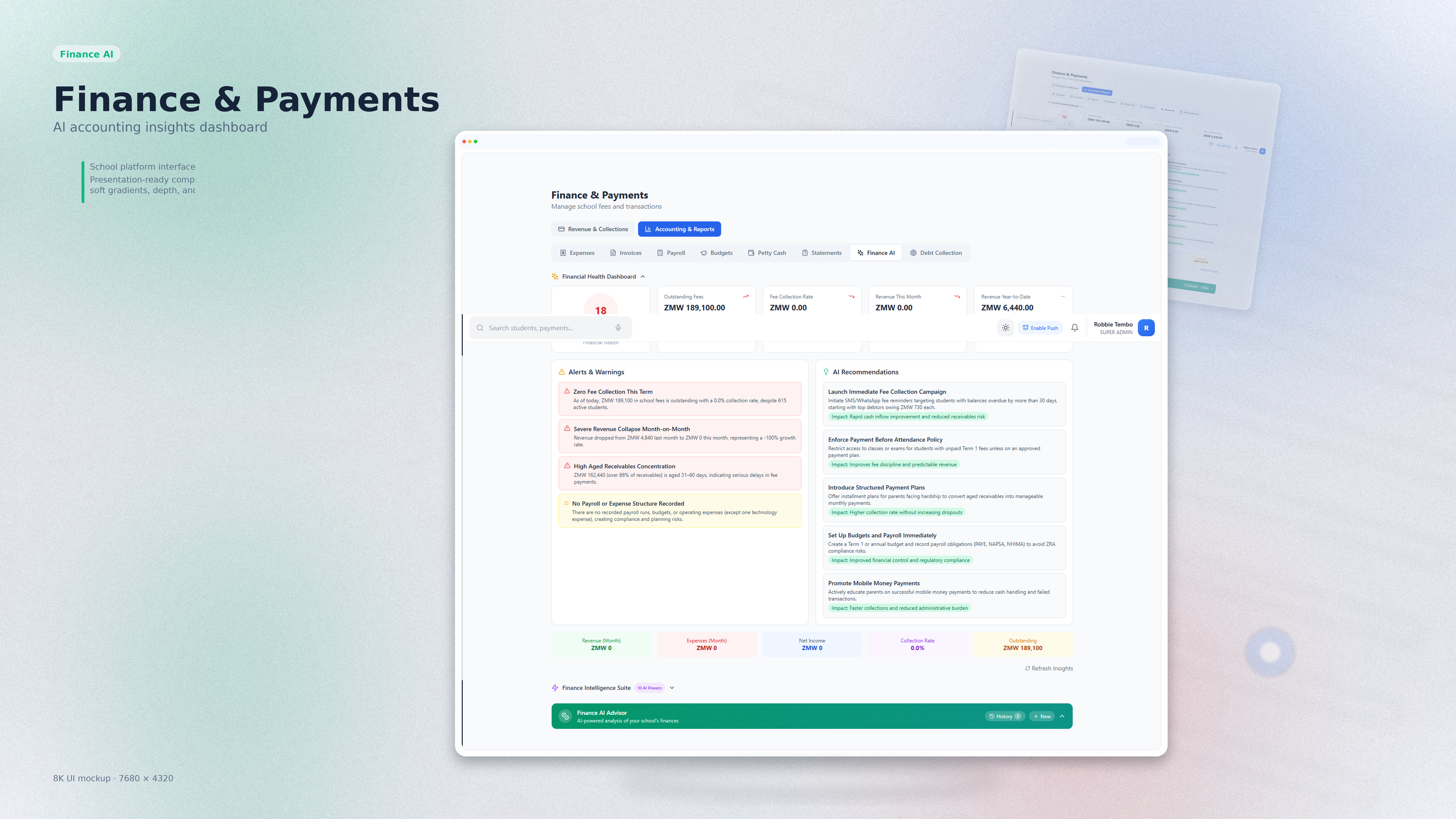 AI Finance Dashboard